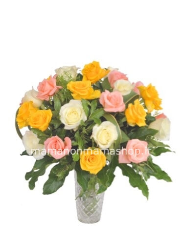 Bouquet di rose assortite small