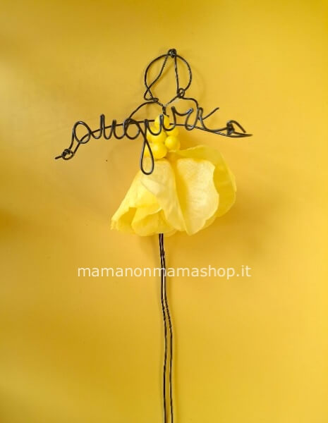 Bambolina filo di alluminio